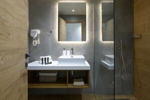 Shower, hair dryer, bidet