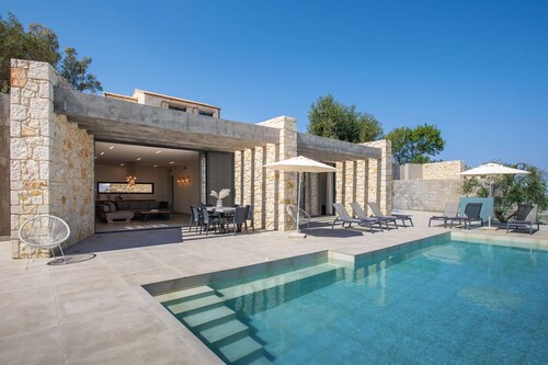 Villa Otter - Modern villa with private pool, close to the seaside in Corfu, Greece