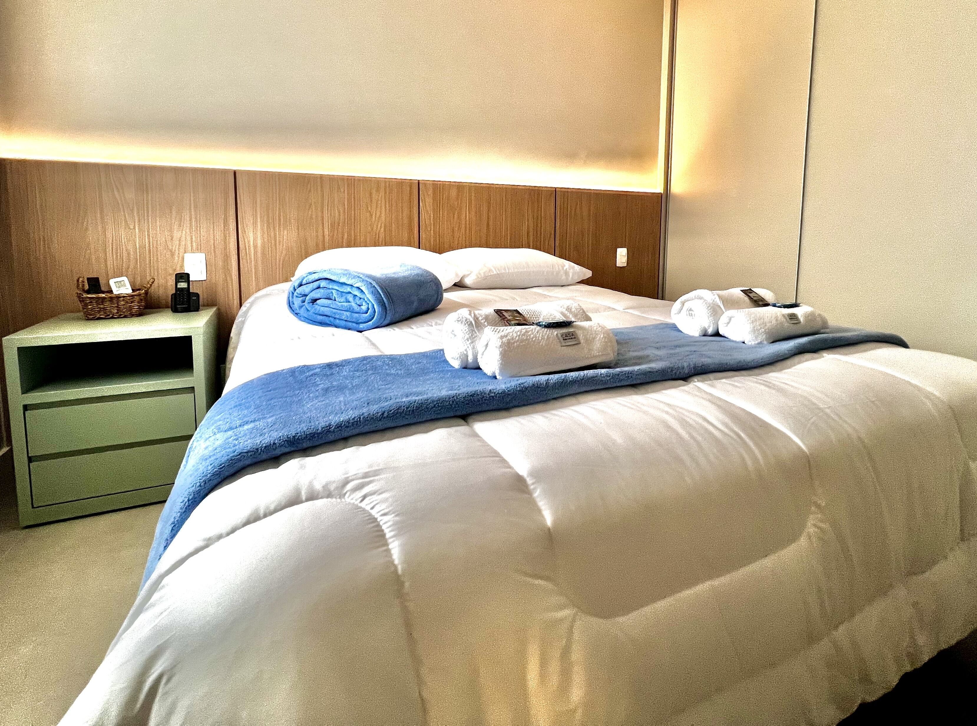 1 slaapkamer, een bureau, wifi