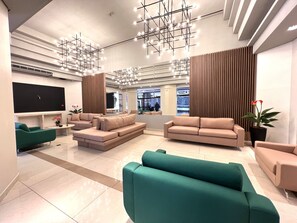 Lobby - 1001 - Rentaqui Paulista Apartment Dimond Blue Wall Street (São Paulo)