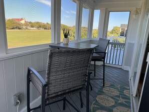 Outdoor dining - OBX ~ Ocean Views ~ Private Pool ~ Golf Course ~ (Kitty Hawk)