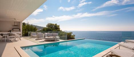 Una piscina riscaldata