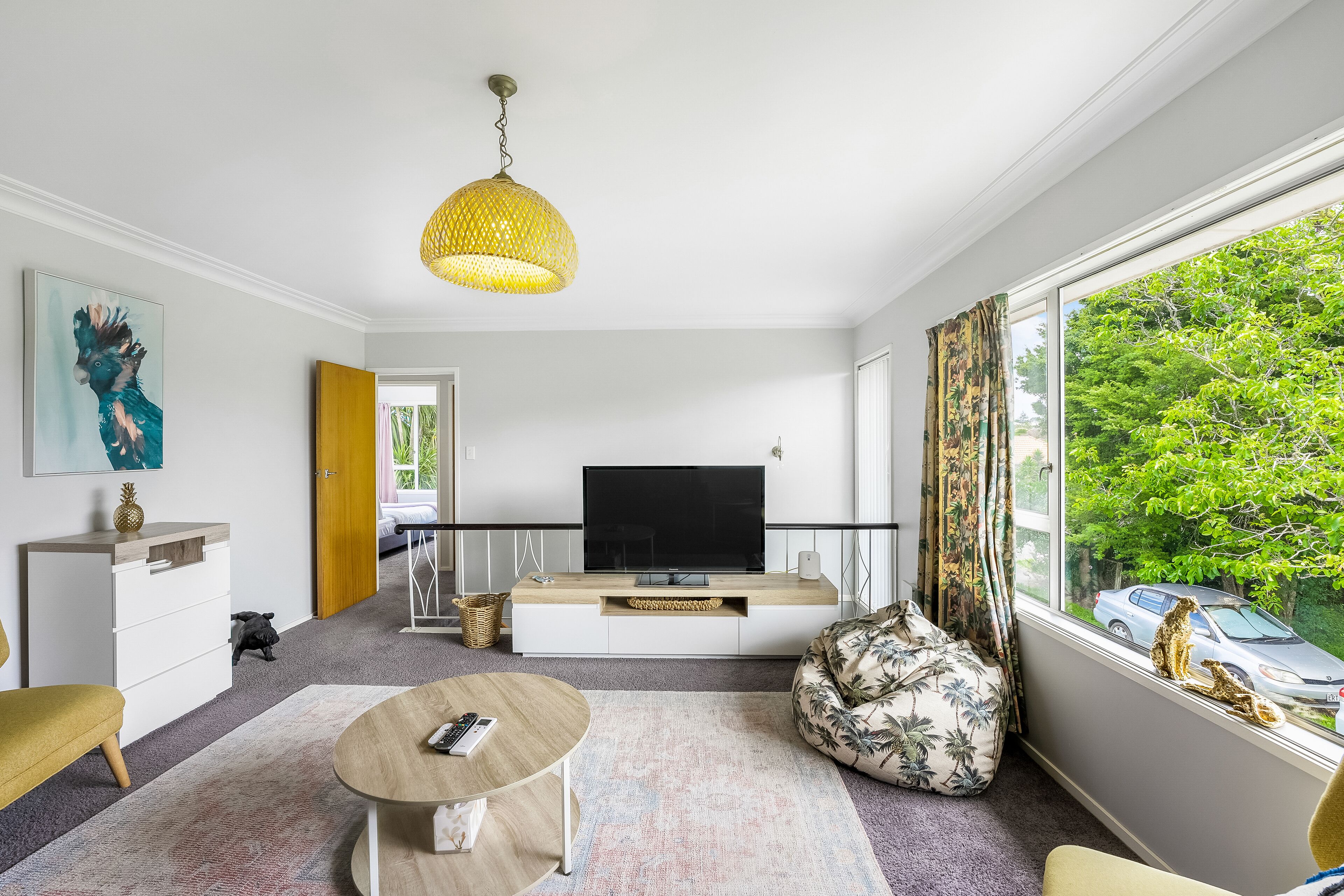 Departamento | Área de sala de estar | Televisión de 50 pulgadas con canales digitales y Netflix 