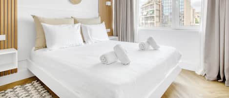 Superior Suite Kallirrois 89 | 埃及棉床单、高档床上用品、客房内保险箱、办公桌