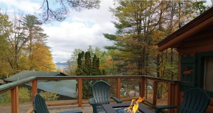 The Owl of Lake George 2 BR deck lake views fireplace