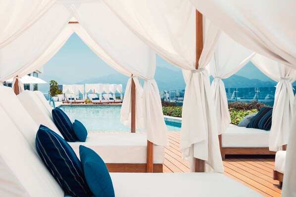 Indoor pool, outdoor pool