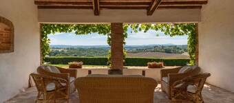 Villa Montelisi, With The most Unique View On Siena (6km)