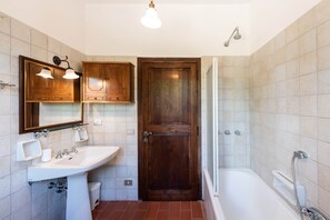 Sèche-cheveux, bidet, serviettes fournies, savon