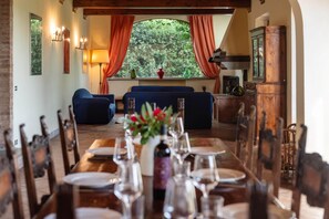 Dining - Villa Colombaio, Country-house In Wine Estate 5km from Siena (Siena)