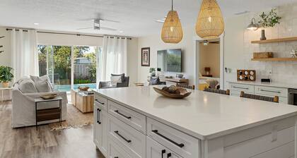 Charming Beach Hideaway with Heated Pool