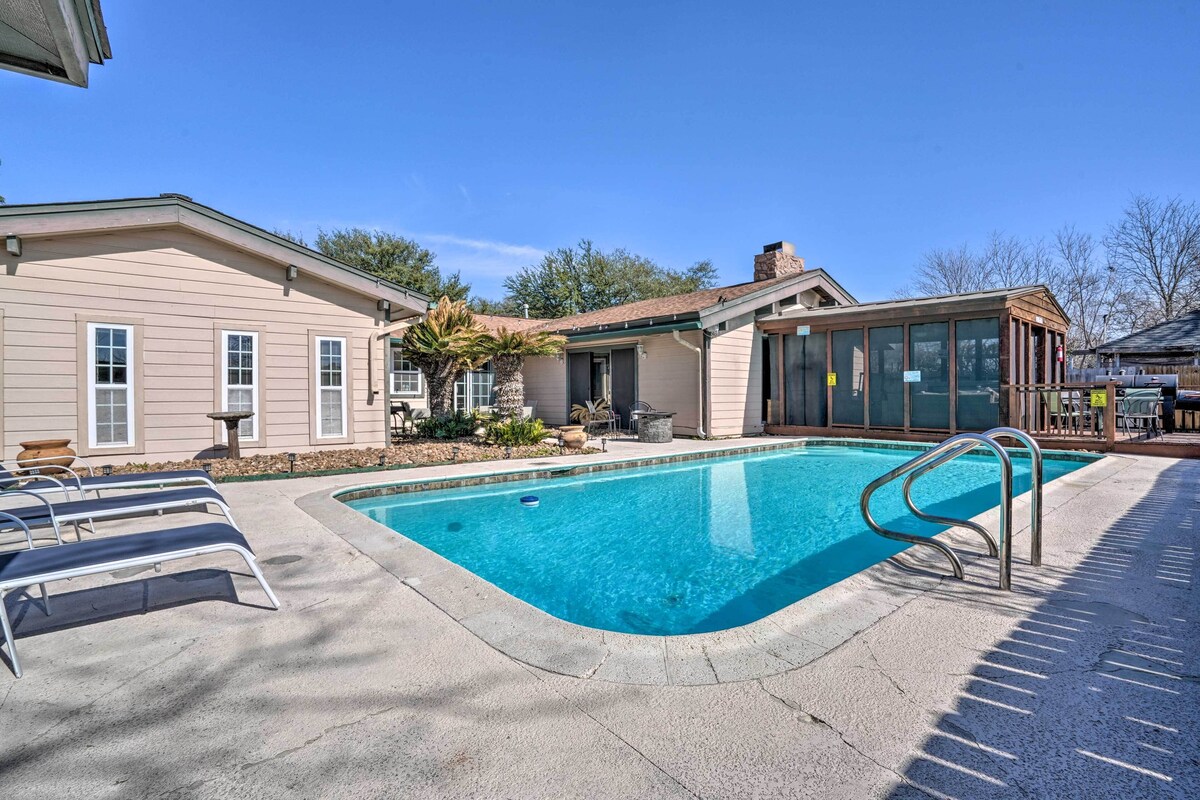 San Antonio Home w/ Pool, Near Lackland AFB!