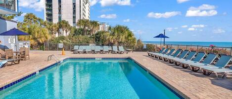 Indoor pool, outdoor pool