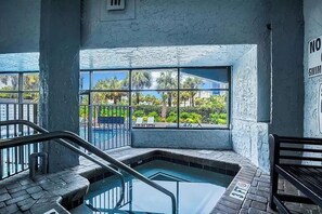 Indoor pool, a heated pool