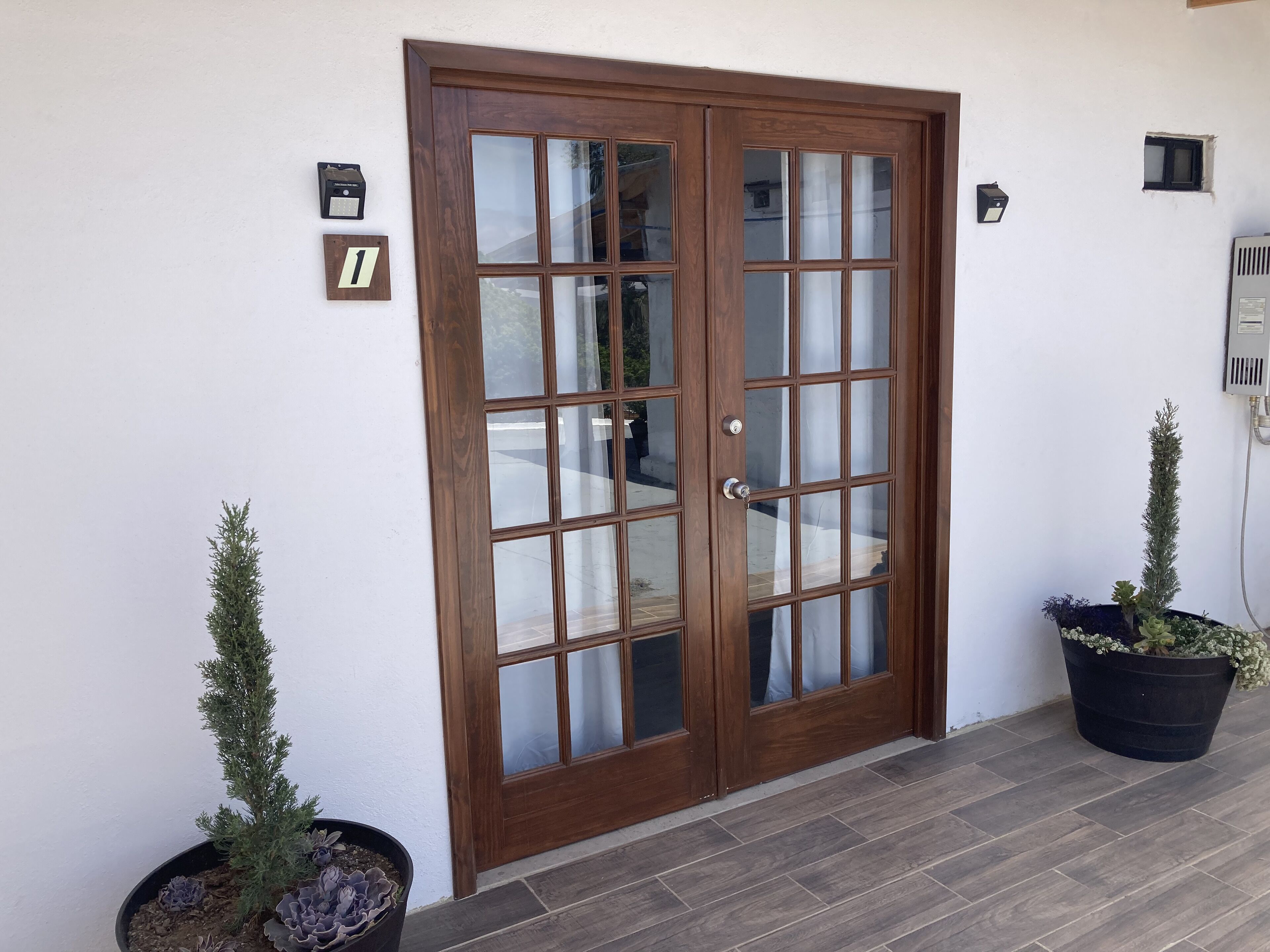 高级房, 1 张特大床, 山景 | 露台