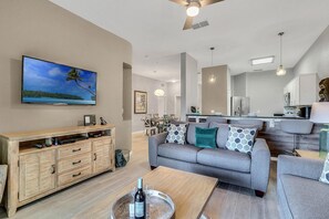 Smart-tv och bordsfotboll