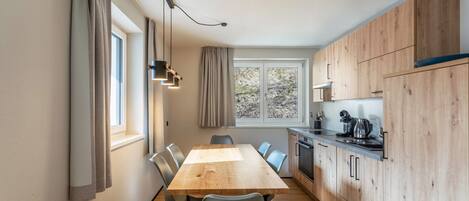 Kühlschrank, Ofen, Herdplatte, Geschirrspüler