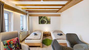 2 Schlafzimmer, kostenloses WLAN, BettwÀsche