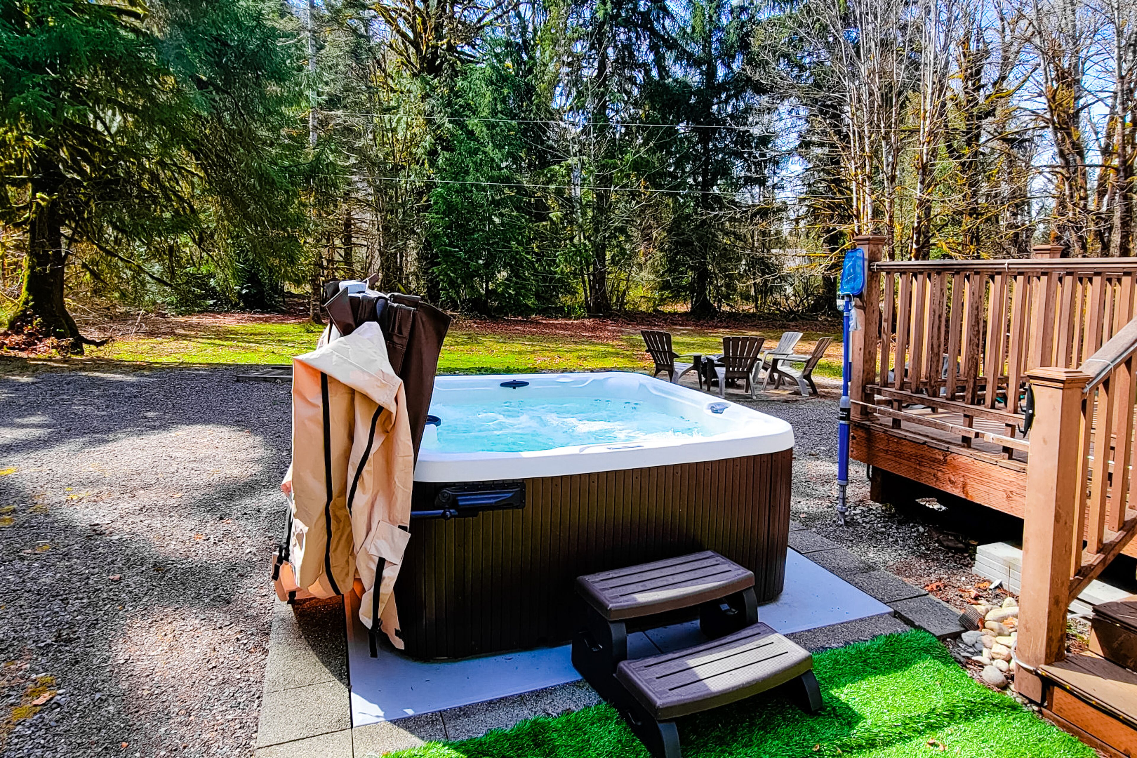 Bain à remous extérieur