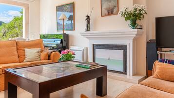 Tv, dvd-afspiller, stereoanlæg