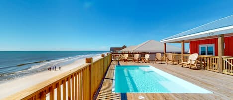 Una piscina climatizada