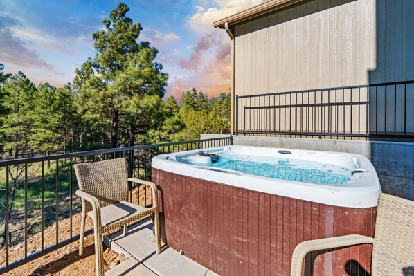 Idromassaggio all'aperto