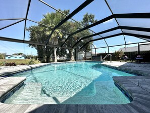 Una piscina climatizada