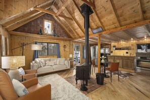 TV, fireplace, DVD player