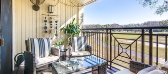 Matchless Luxury – Elegant 2BR Golf View Condo w/ Designer Kitchen, Smart TVs & Walk-Out Patio!