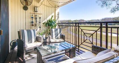 Matchless Luxury – Elegant 2BR Golf View Condo w/ Designer Kitchen, Smart TVs & Walk-Out Patio!