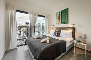 Apartment | 2 Schlafzimmer, Verdunkelungsvorhänge, Bügeleisen/Bügelbrett