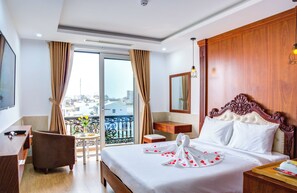 Chambre Double Supérieure | Wi-Fi gratuit, draps fournis