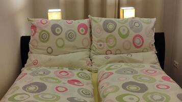 1 bedroom, desk, travel crib, free WiFi