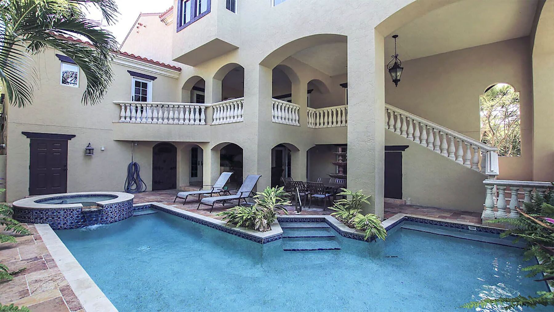 Beheizter Pool
