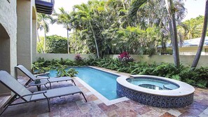 Beheizter Pool