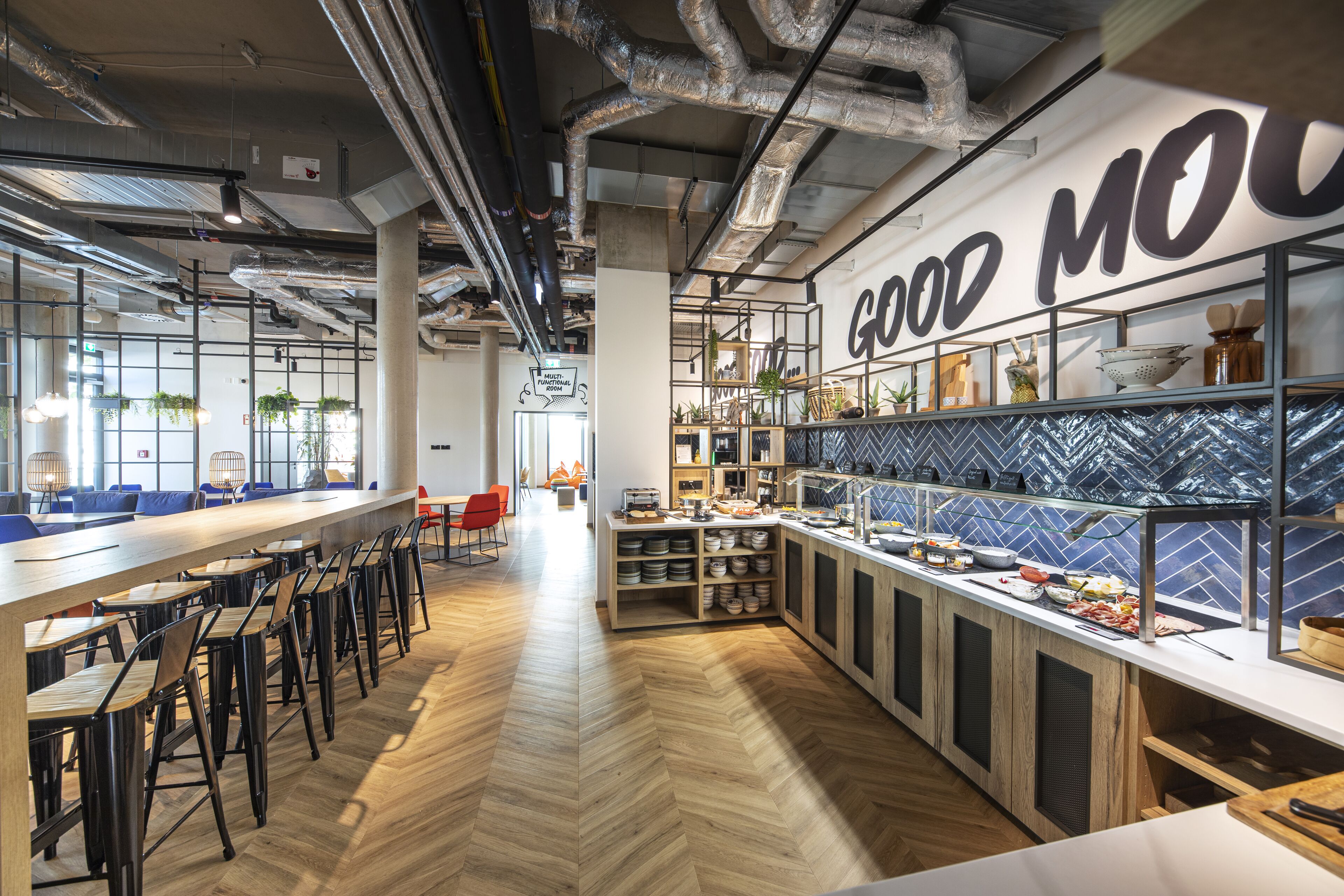 Colazione a buffet, servita tutte le mattine (17 EUR a persona) 