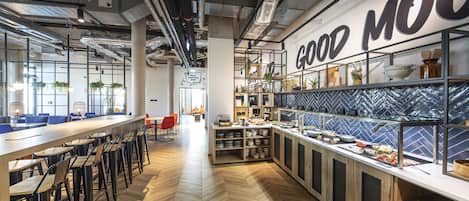 Daily buffet breakfast (EUR 17 per person)