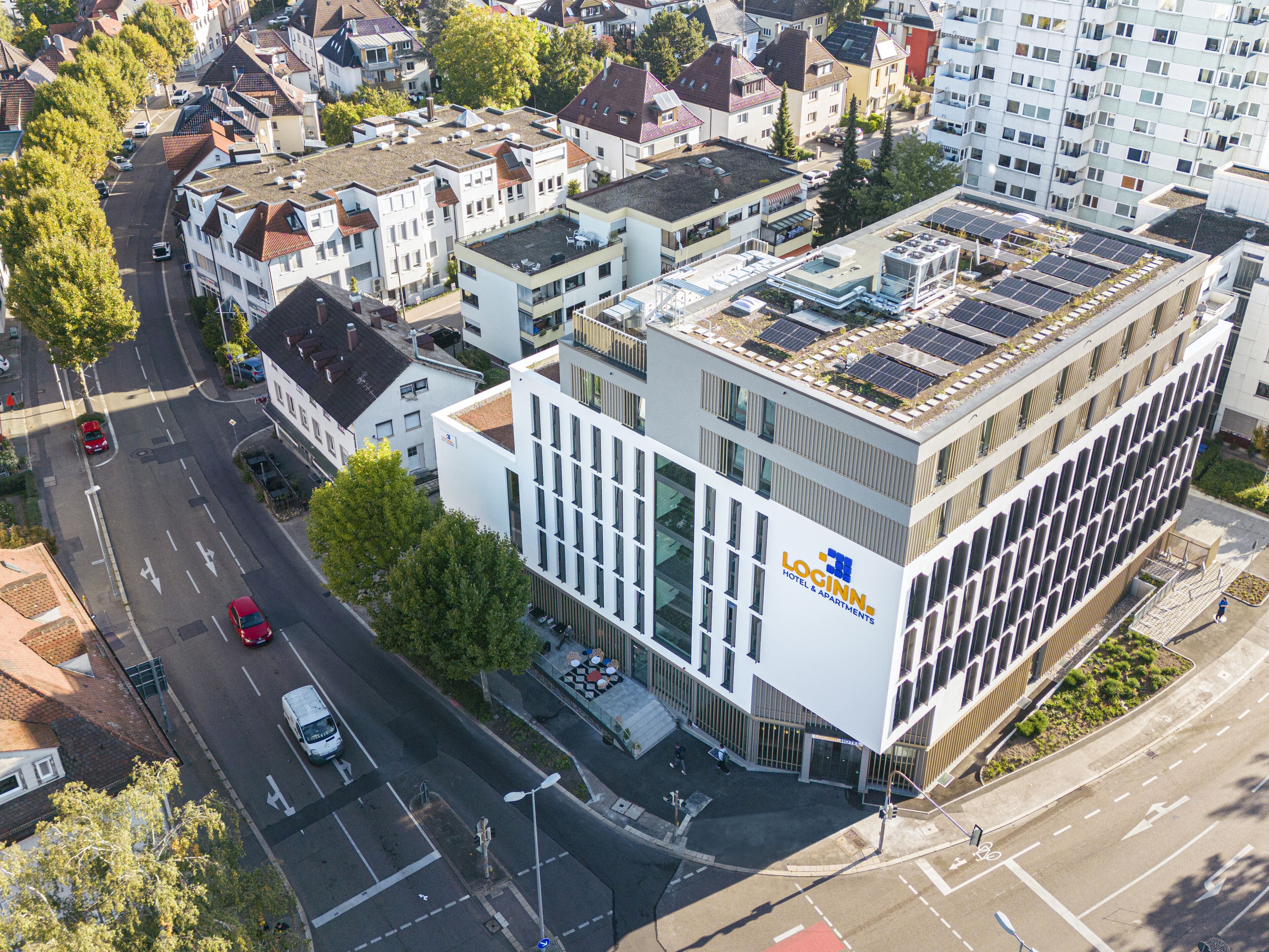 Fassade der Unterkunft