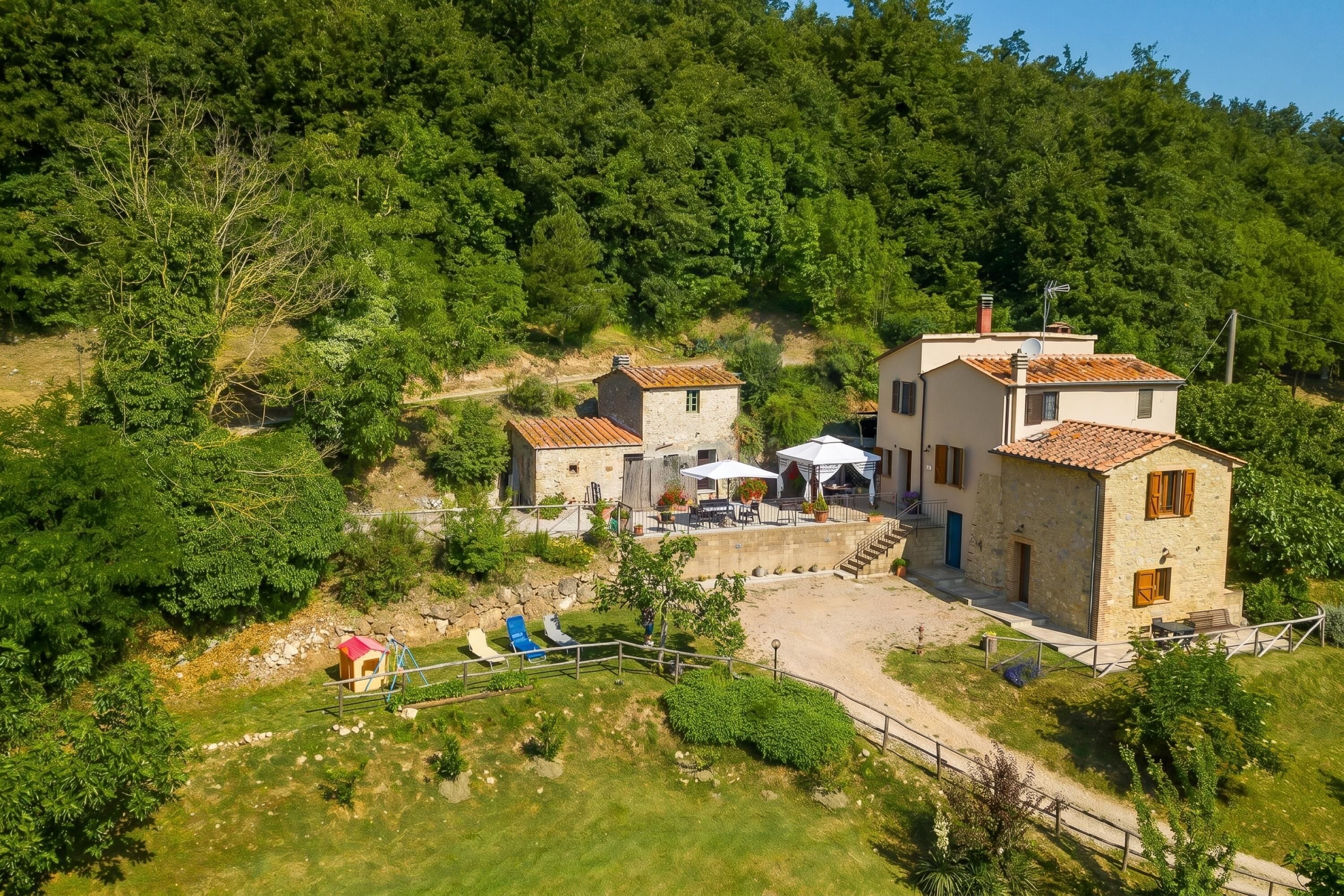 Familienapartment, 2 Schlafzimmer, 2 Bäder (Podere del Ciacchi Among Tuscany) | Außenbereich