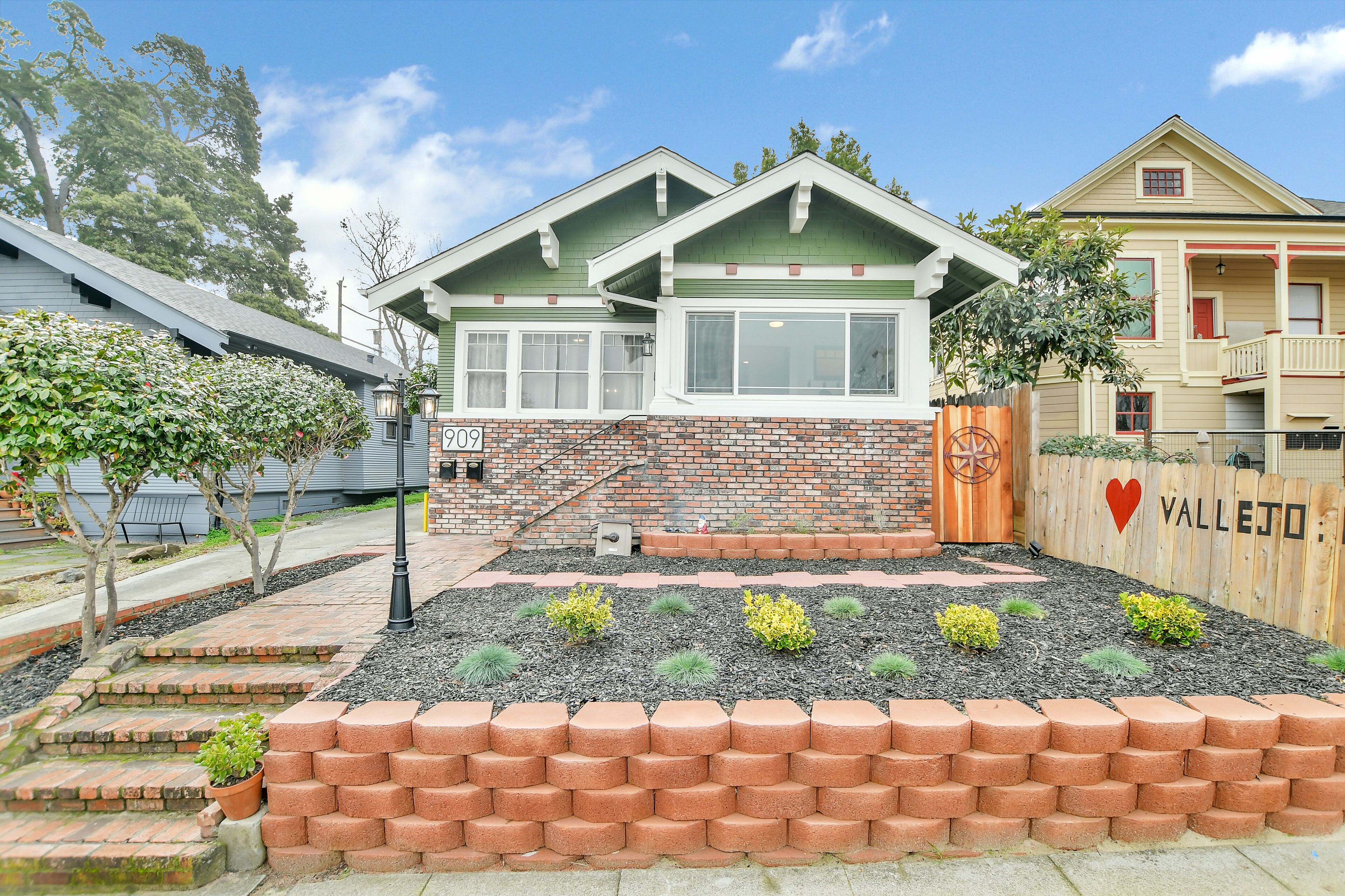 ~ Remodeled 1918 California Craftsman on a Park ~