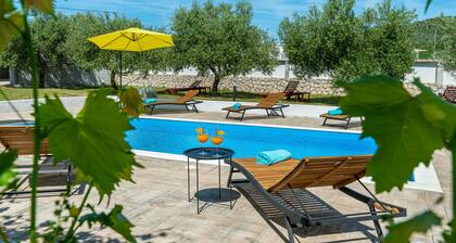 Villa Marina, 6 PAX, private pool, rural, peace, plenty of entertainment, bbq, www. zadarvillas.com