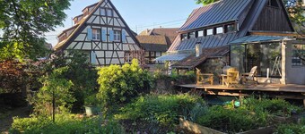 Le jardin , écogßte 4 étoiles sur la route des vins d'Alsace prÚs de Strasbourg
