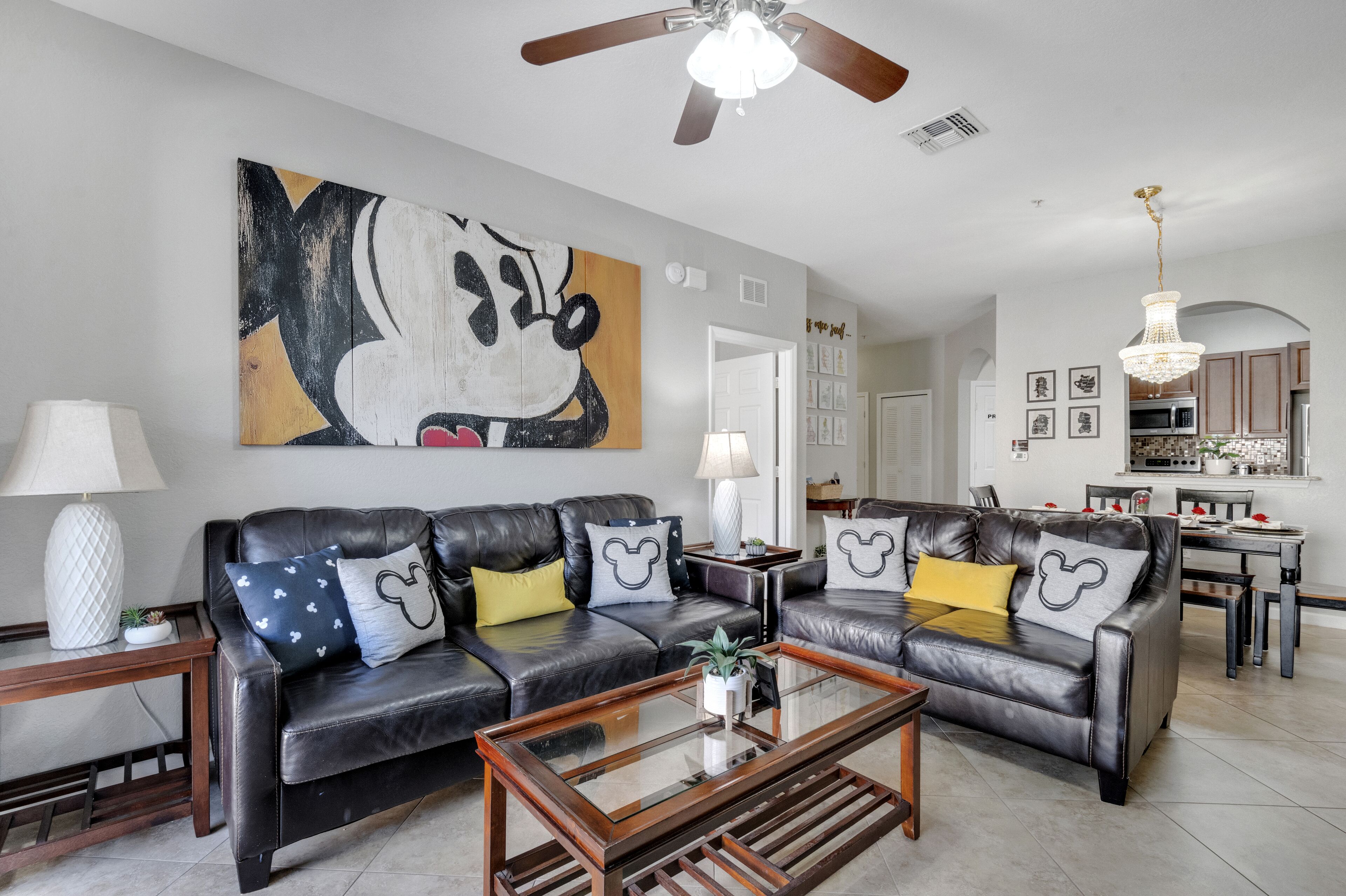 Smart TV, DVD player, table tennis, streaming services