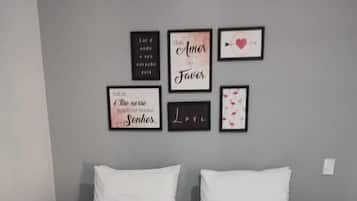 Wi-Fi de cortesia, roupa de cama