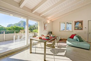 Family Apartment, Multiple Bedrooms, 2 Bathrooms, Mountainside (Mirabelle) | Dining - Mirabelle (Dro)