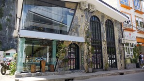 Voorkant van accommodatie