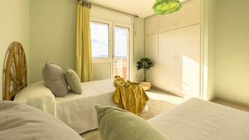 4 bedrooms, iron/ironing board, travel cot, free WiFi