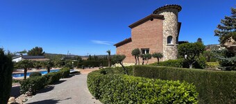 Villa Torreón - Gran piscina y jardín, Comedor exterior, Barbacoa
