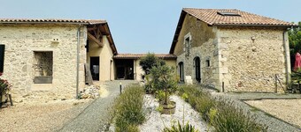 Two gites with spa, private pool and games room