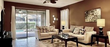 House, Multiple Bedrooms | Living area