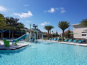 Pool - Cozy 4 Bed 3 Bath Pool Hm With Game Room-4450np 4 Bedroom Home by RedAwning (Kissimmee)